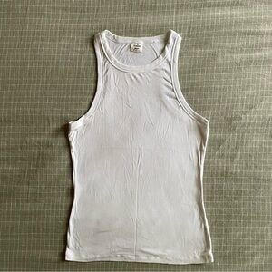 Sunday best (aritzia) racer back white tank